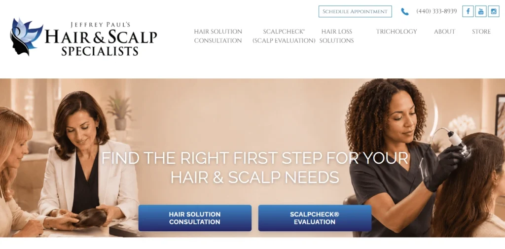 Jeffrey Paul's Hair & Scalp