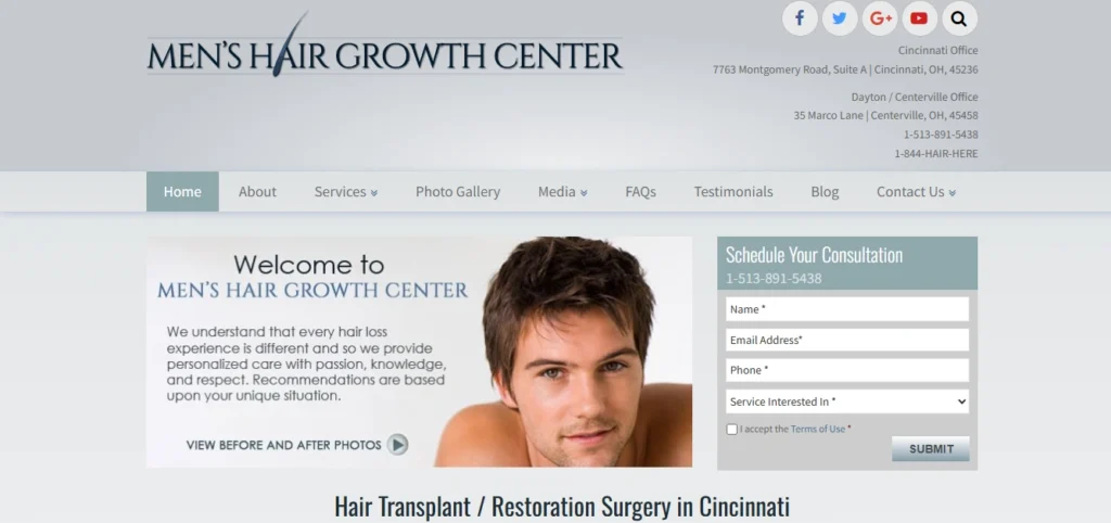 Men's Hair Growth Center
