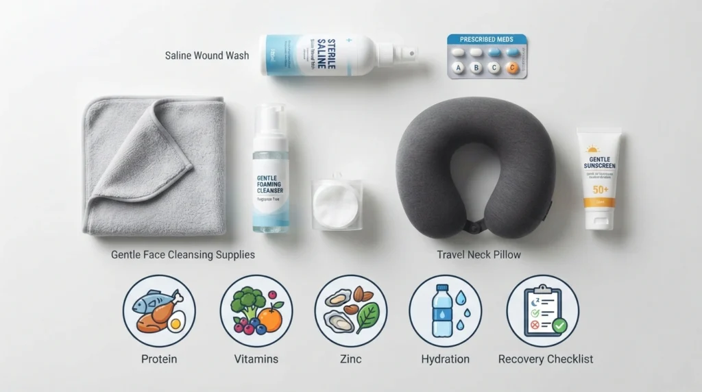 Facial hair transplant aftercare instructions and recovery essentials