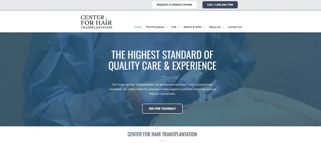 Center for Hair Transplantation - Fairfield, CT