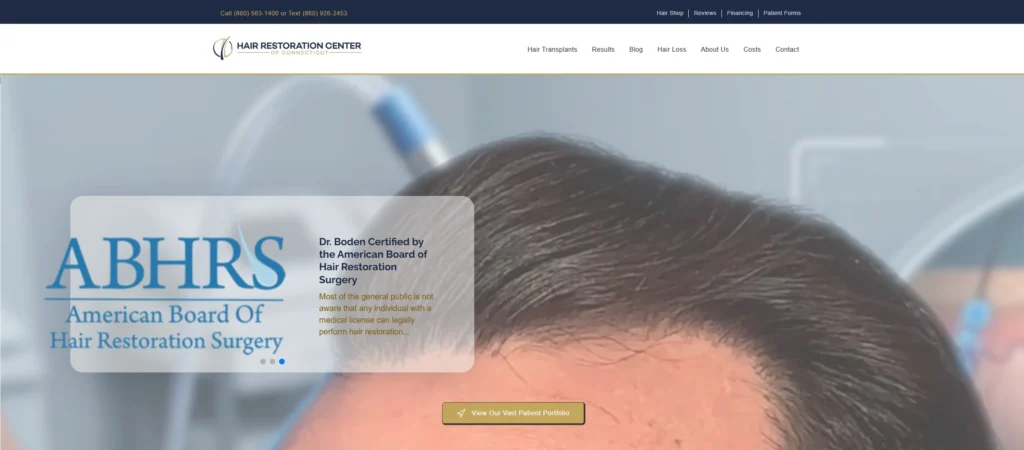 Hair Restoration Center of Connecticut - Wethersfield, CT